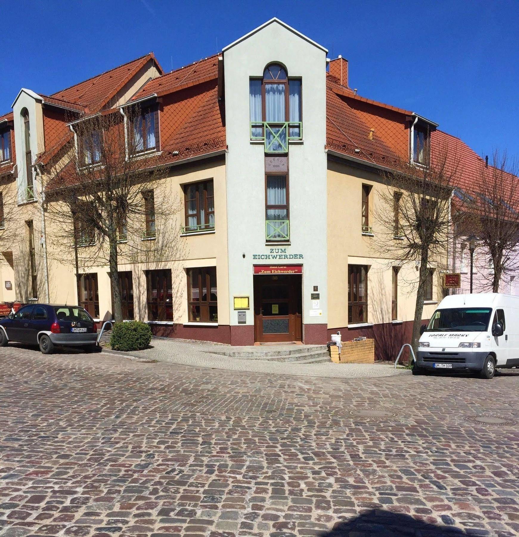 Hotel Garni "Zum Eichwerder" Templin Exteriör bild